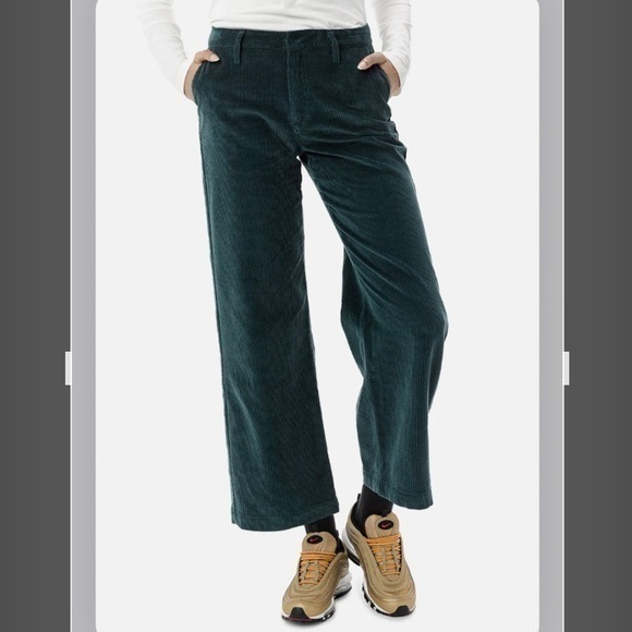 John Elliott Pants - John Elliott SUBA CORDUROY PANTS in Teal Size Medium